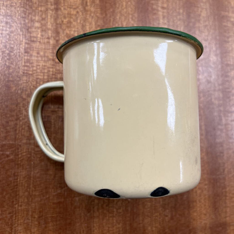 Enamel Mug: Yellow/Green--