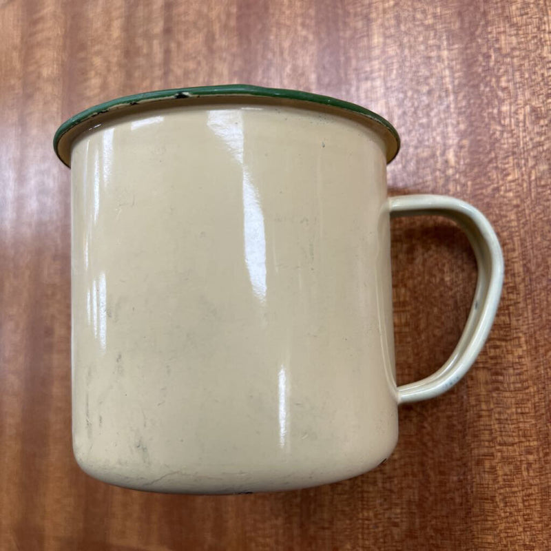 Enamel Mug: Yellow/Green--