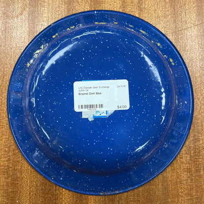 Enamel Dish: Blue--