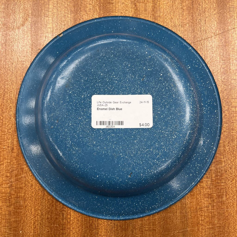 Enamel Dish: Blue--