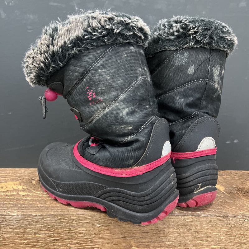 Kamik - youth winter boots - MSRP $80: Black Pink -children-13T