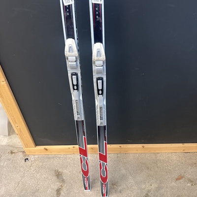 Salamon- Active 6 classic 191 cm Skis with SNS Pilot Bindings- : Grey Red --191