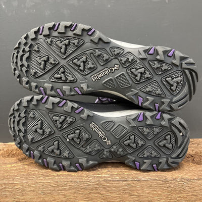 Columbia - Women's Firecamp Winter Hiking Boots - MSRP $150: Black/Grey/Purple-women-W7