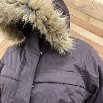 The North Face - Women's Long Down Jacket - MSRP $460: Brown-women-LG