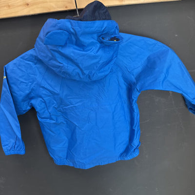 Columbia - Kids Fleece-Lined Windbreaker Jacket - MSPR comp $65: Blue/Navy/Yellow-children-2T