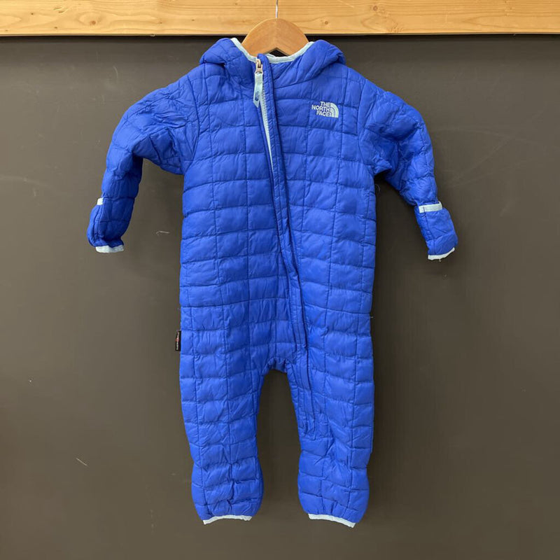 The North Face - Infant Fleece-Lined Thermoball Bunting Suit - MSRP $160: Blue/Light Blue-infant-12-18M