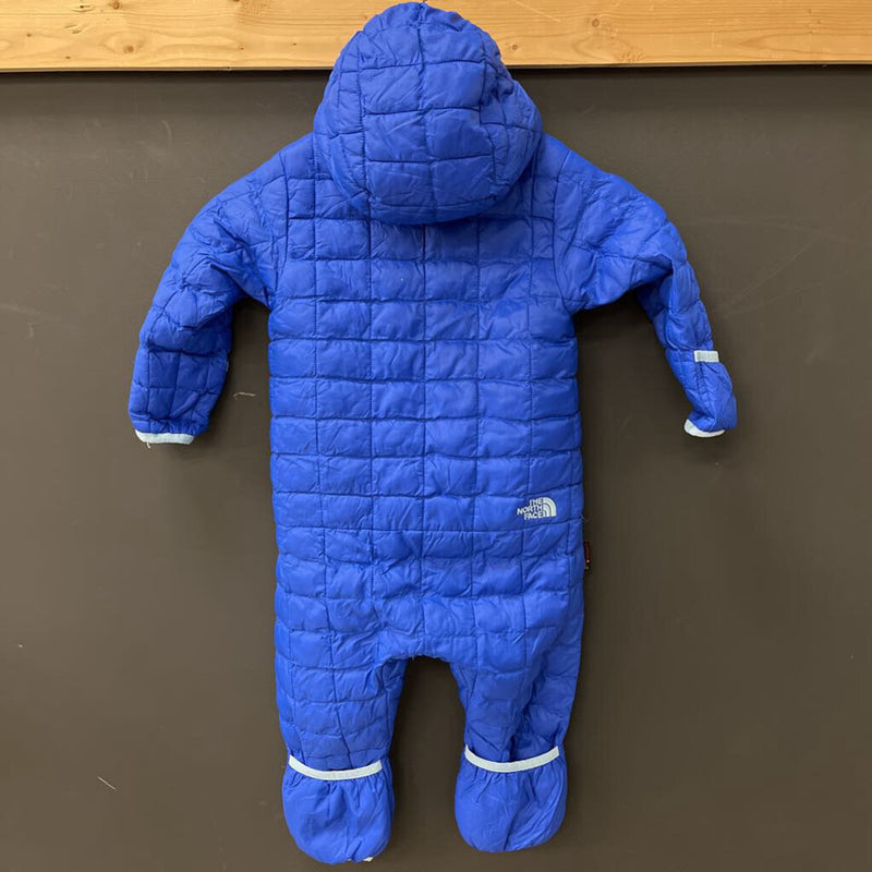 The North Face - Infant Fleece-Lined Thermoball Bunting Suit - MSRP $160: Blue/Light Blue-infant-12-18M