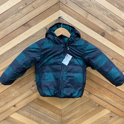 The North Face - Baby Reversible Puffer Jacket - MSRP $115: Green/Black-infant-