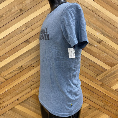 Fjallraven - Men's T-Shirt - MSRP $55: Grey/Blue-men-MD