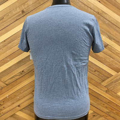 Fjallraven - Men's T-Shirt - MSRP $55: Grey/Blue-men-MD