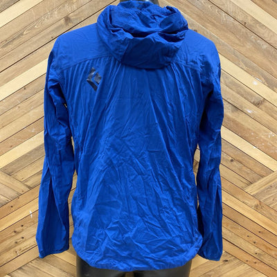 Black Diamond - Men's Alpine Start Hooded Ultralight Softshell Jacket - MSRP $230: Blue-men-MD