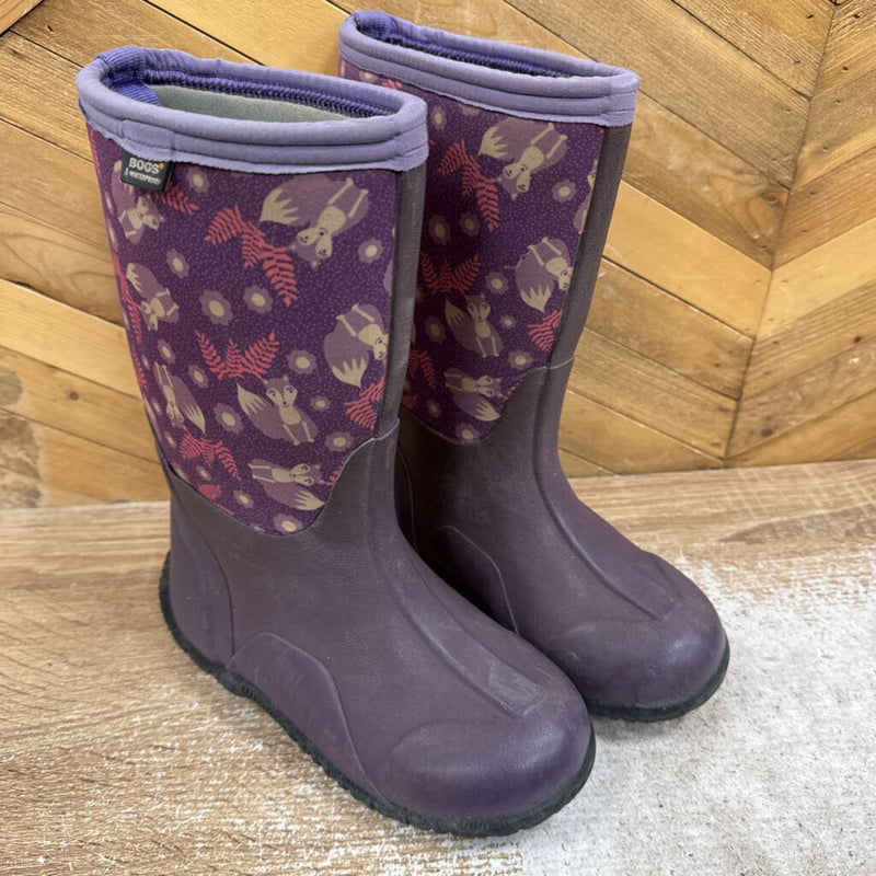 Bogs- Classic Youth Winter Boot- MSRP $ 110 : Purple -children-13T