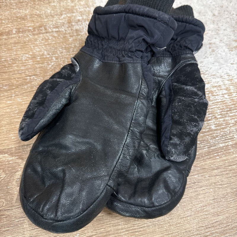 The North Face Mixed Material Mittens: Black-unisex-Adult