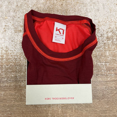 KARI TRAA - Svai L/S Base Top- MSRP $90 : red -women-MD