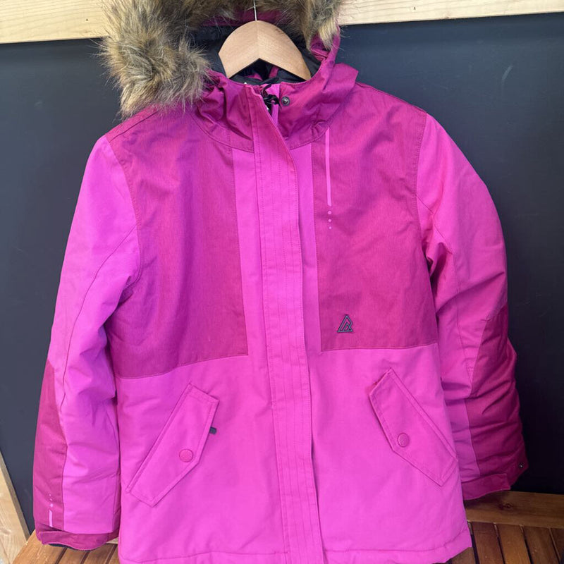 Ripzone- insulated youth parka- MSRP $148: Pink -children-lg y