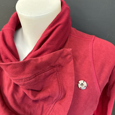 Lululemon- snap cardigan sweater : Red -women-MD/LG