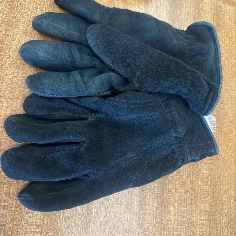 Insulated Black Gloves: black-unisex-