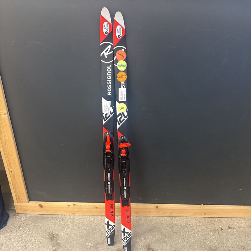 Rossignol - XTOUR Venture Waxless Kids XC Skis - NNN Bindings- MSRP$189: Black/Red/White--120cm