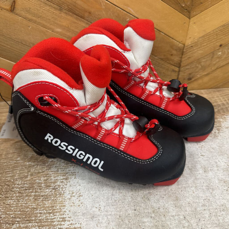 Rossignol - Kids X-1 Junior XC Ski Boots - NNN - MSRP $120: Red Black -children-33