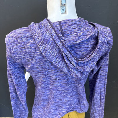 Columbia - Women's Hooded L/S Shirt - MSRP comp $70: Purple-women-LG