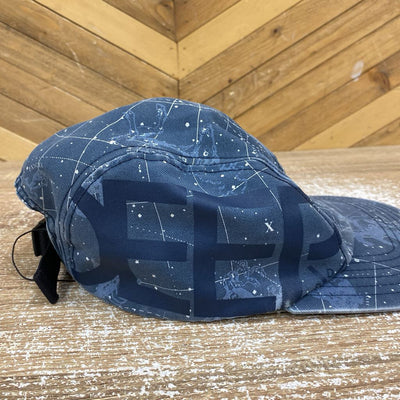 10 Deep - Five Panel Cap : Blue/Grey/White-unisex-