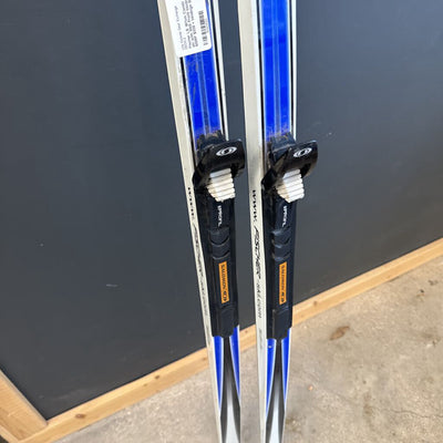 Fischer LS 187cm Combi XC ski with SNS Profil binding MSRP $339 + bindings: Blue Silver --187cm