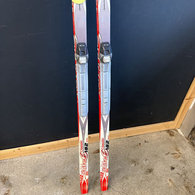 Salomon Elite 6 Classic XC Skis with SNS Profil bindings. MSRP $270: White Grey --186