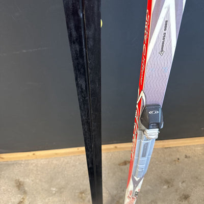 Salomon Elite 6 Classic XC Skis with SNS Profil bindings. MSRP $270: White Grey --186