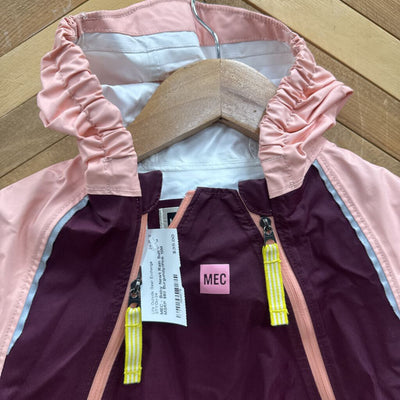 MEC - Baby Newt Rain Suit - MSRP $80: Burgundy/Pink-infant-12M