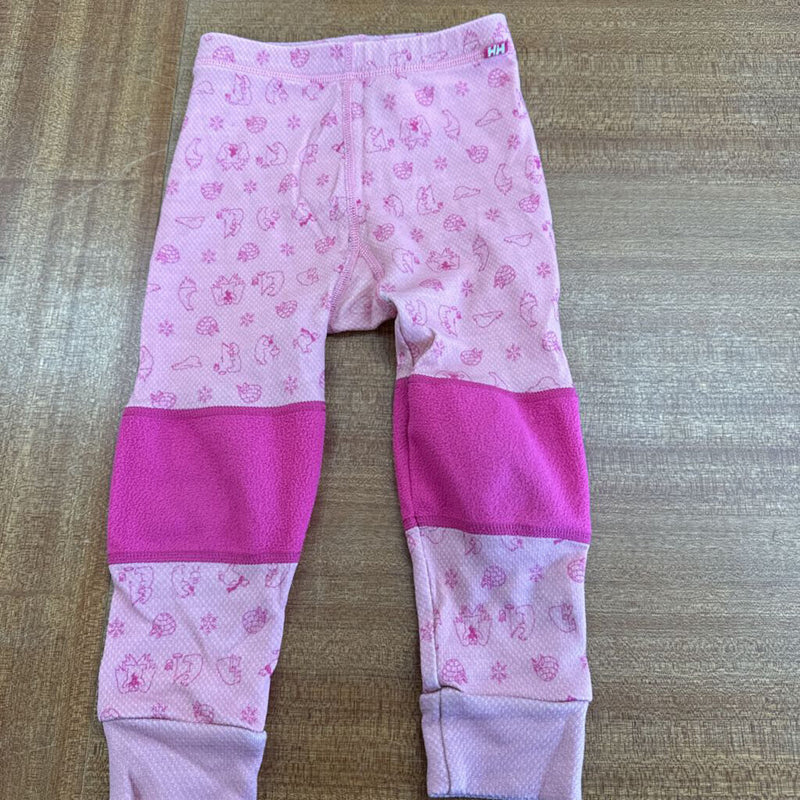 Helly Hansen - Kids Merino-Blend Baselayer Bottoms - MSRP $50: Pink-children-2T