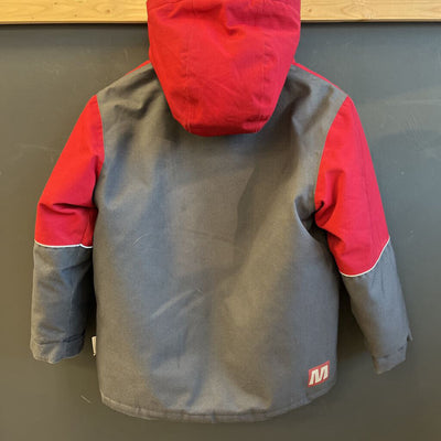 Monster - Kids Ski Jacket - MSRP $: Grey/Red-children-MD (8)