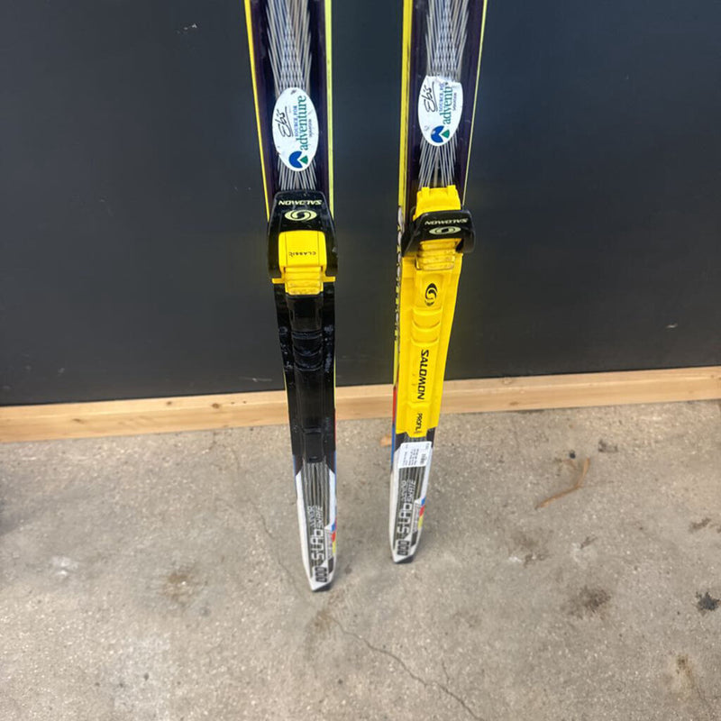 Salomon- S/Race LAB Jr Skate Ski With SNS Profil bindings MSRP $299: black yellow --137