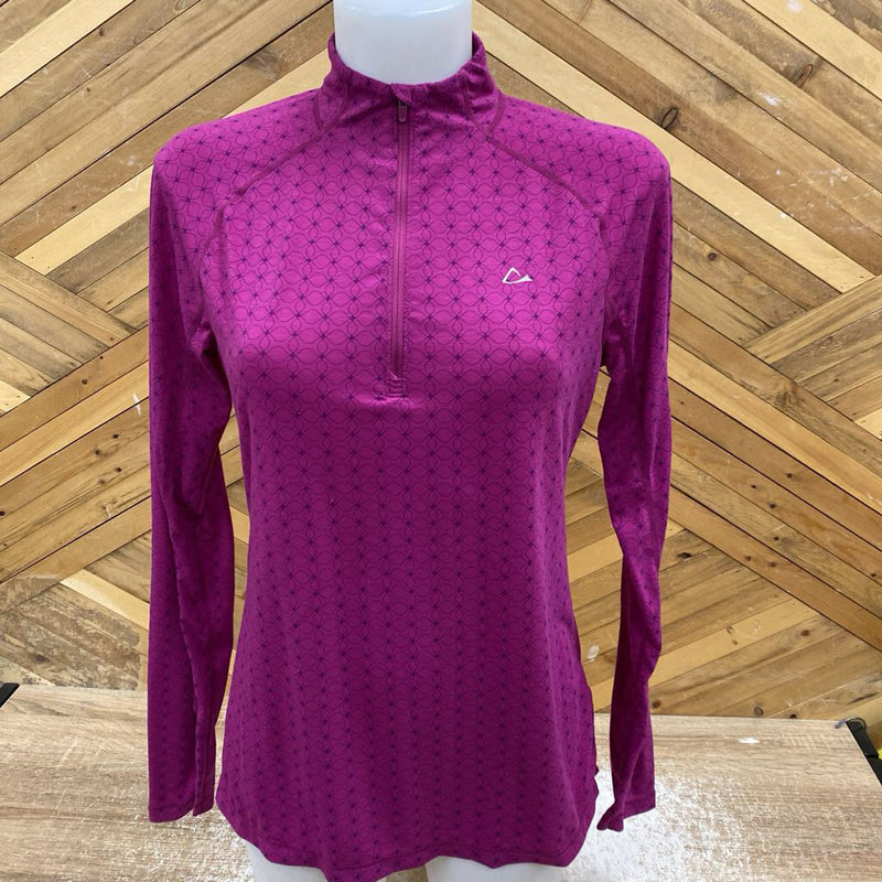 Paradox- 1/4 zip base yop : Pink -women-MD