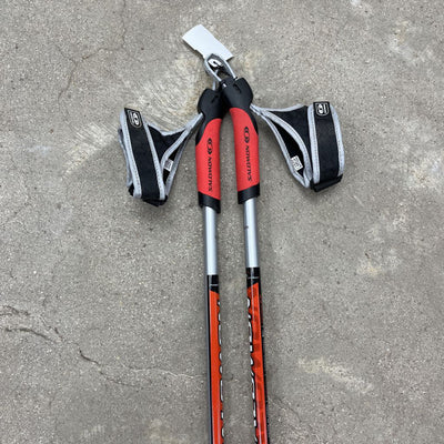 Salomon Equipe 20 Carbon XC Ski Poles MSRP $80: Grey--145