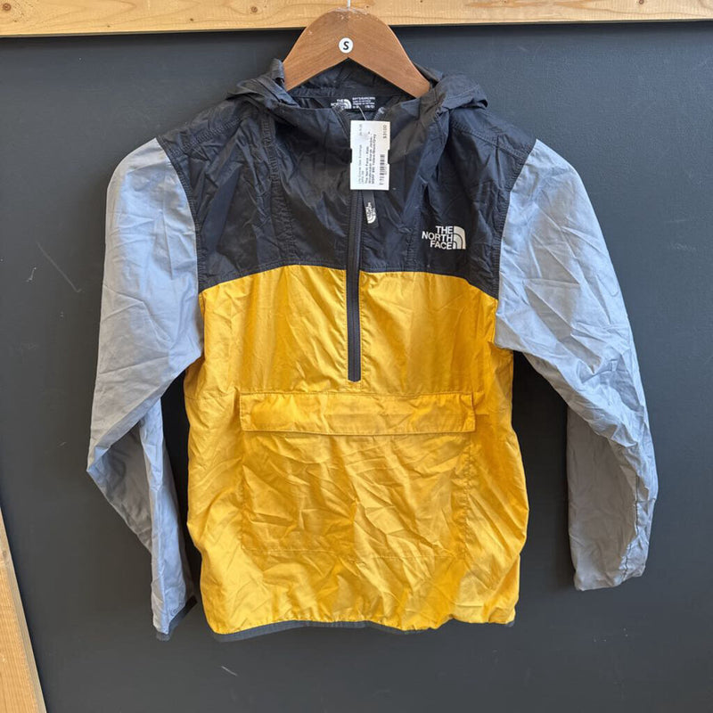 The North Face - Kids Windbreaker Anorak Jacket - MSRP $90: Yellow/Black/Grey-children-MD (10/12Y)