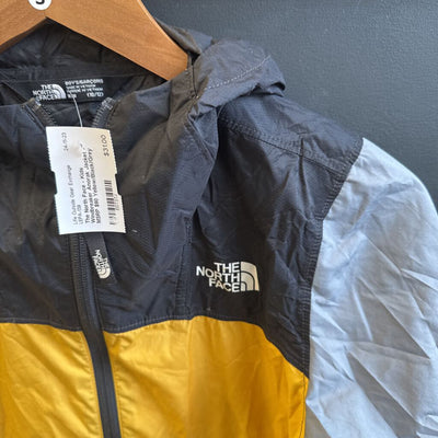 The North Face - Kids Windbreaker Anorak Jacket - MSRP $90: Yellow/Black/Grey-children-MD (10/12Y)