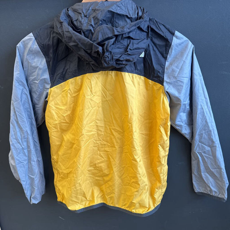 The North Face - Kids Windbreaker Anorak Jacket - MSRP $90: Yellow/Black/Grey-children-MD (10/12Y)