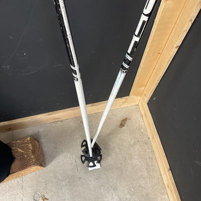 Scott - Downhill Ski Poles: White/Black--115cm