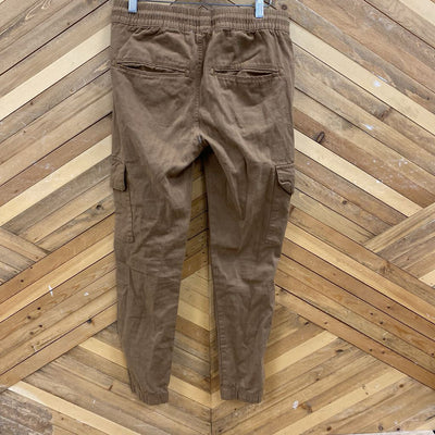 Beach Bros - Men's Casual Drawstring Pants -: Brown-men-SM