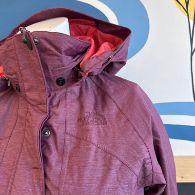 The North Face - Women's Insulated Shell Jacket - MSRP $315: Maroon/Pink-women-SM