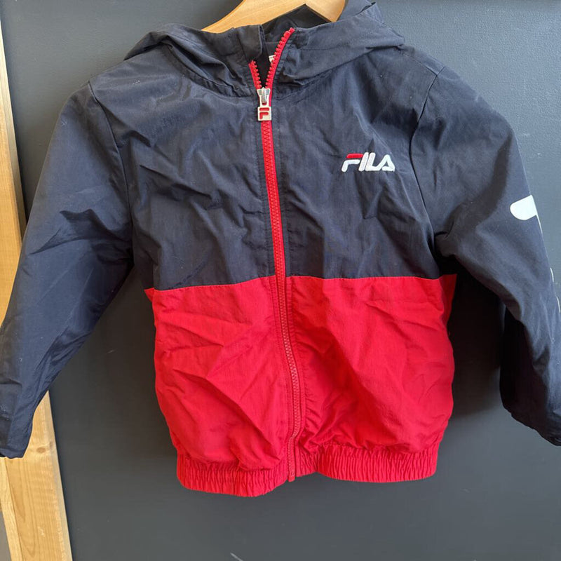 Fila - Kids Windbreaker Jacket: Red/Black-children-SM (6)