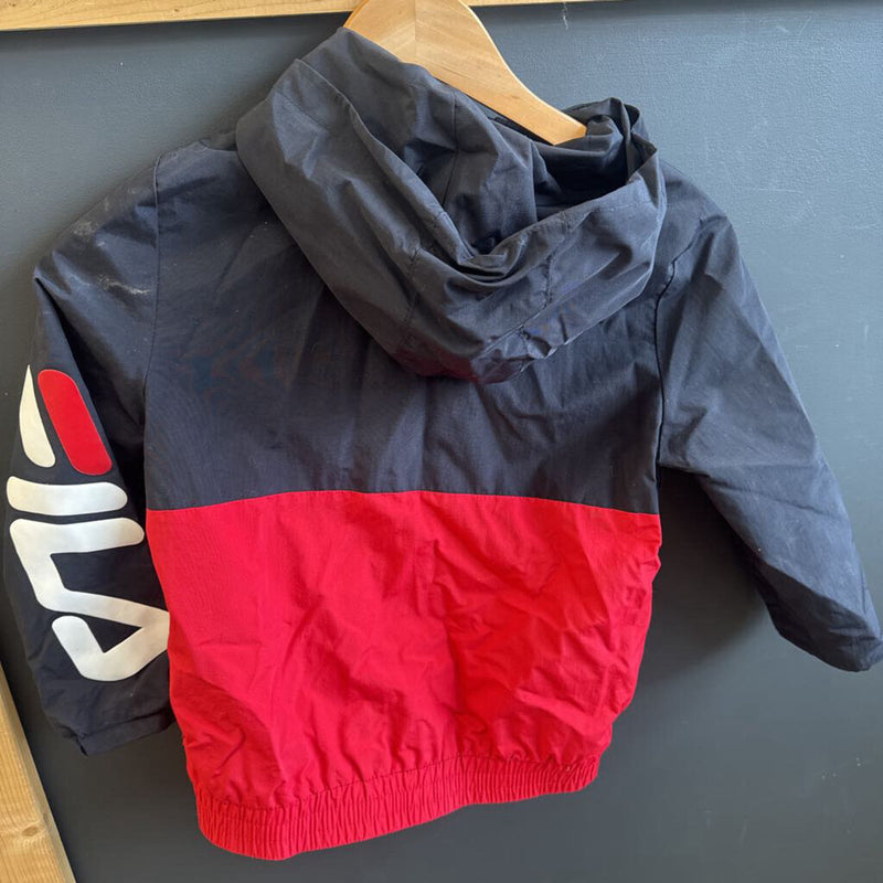 Fila - Kids Windbreaker Jacket: Red/Black-children-SM (6)