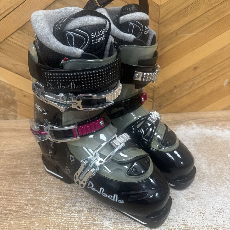 Dalbello- raya 7 ski boot- MSRP $300: black purple -women-24.5