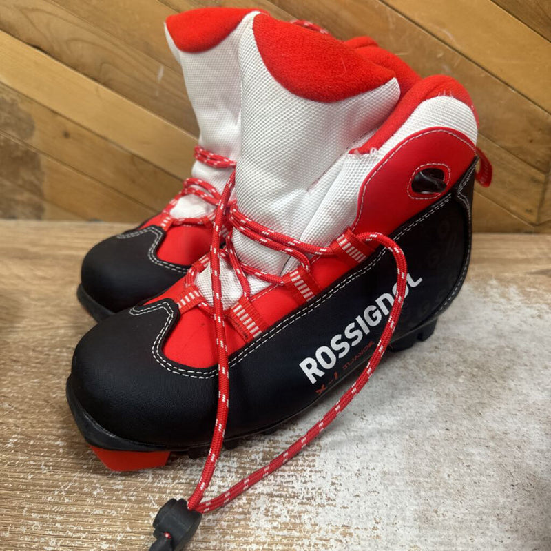 Rossignol- x-1Jr ski boot- MSRP $ 119: Black Red -children-34