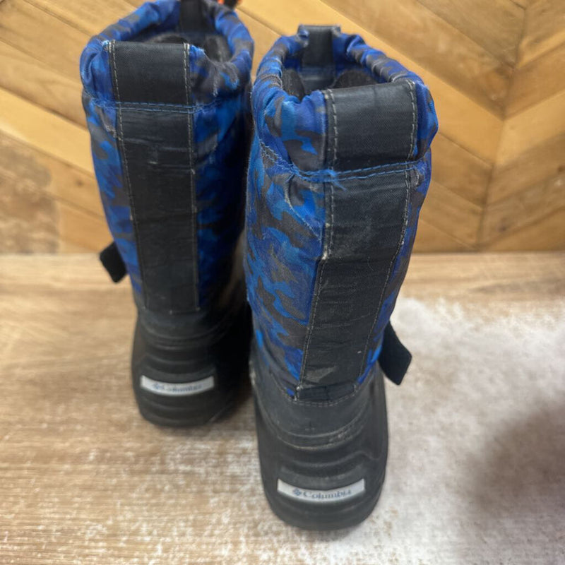 Columbia- Youth winter boot- MSRP $ 75: Blue Black -children-1Y