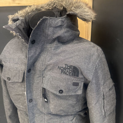 The North Face - Men's Winter Jacket - MSRP compared $490: Grey/Black-men-SM