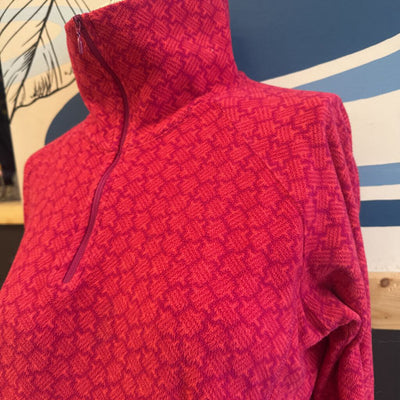 Columbia - Women's 1/4 Zip Fleece Long Sleeves - MSRP $60: Pink-women-SM