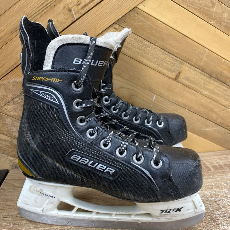 Bauer - Supreme One20 Junior Hockey Skates - MSRP $70: Black-children-2R