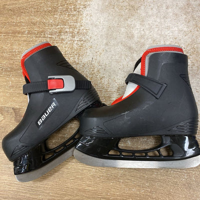 Bauer- Lil' Champ Recreational Skates- MSRP $50: Black -children-7/8T