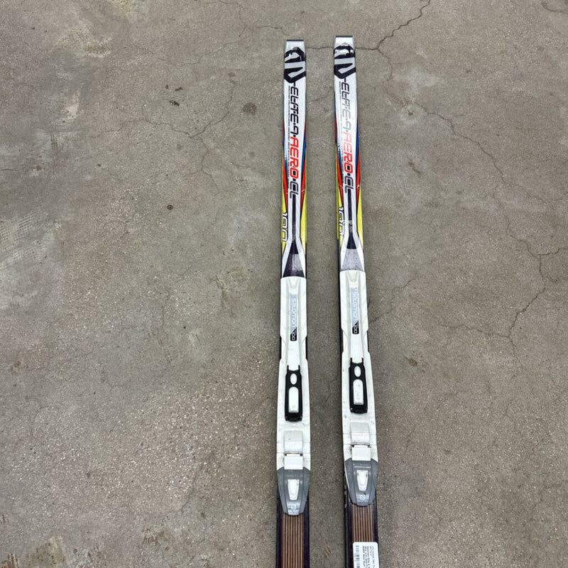 Salomon Elite 9 Aero CL XC Skis with SNS Profil bindings MSRP $410: Multi--190